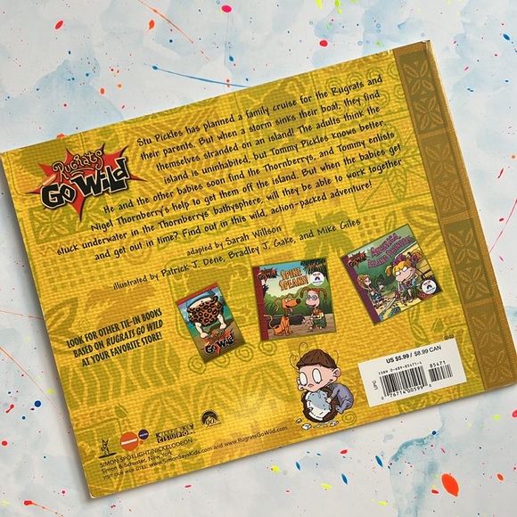 VINTAGE Nickelodeon Rug Rats Castaways book! 2004 First Edition - Picture 3 of 12